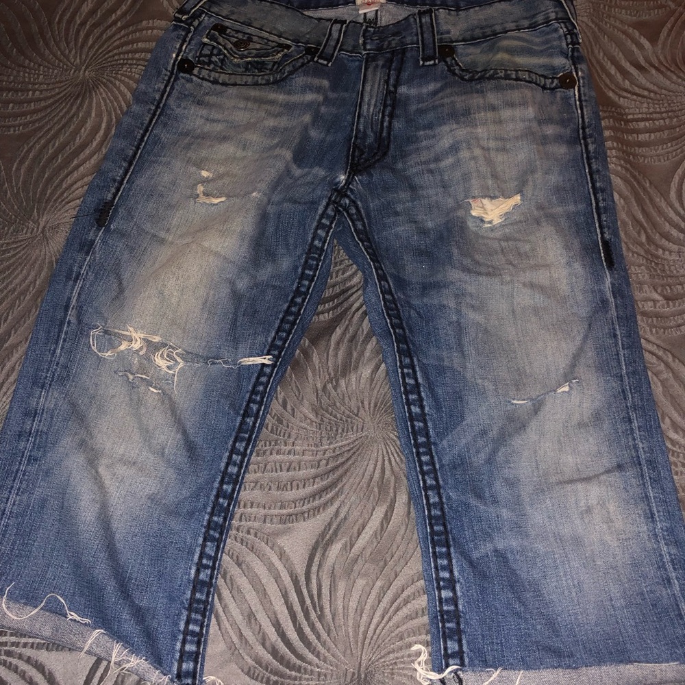 Jean cutoff shorts
